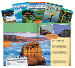 BOOKS EARTHS ECOSYSTEM SPANISH SET OF 6