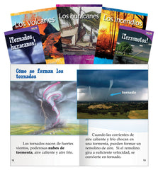 BOOKS NATURAL DISASTERS SPANISH SET OF 5