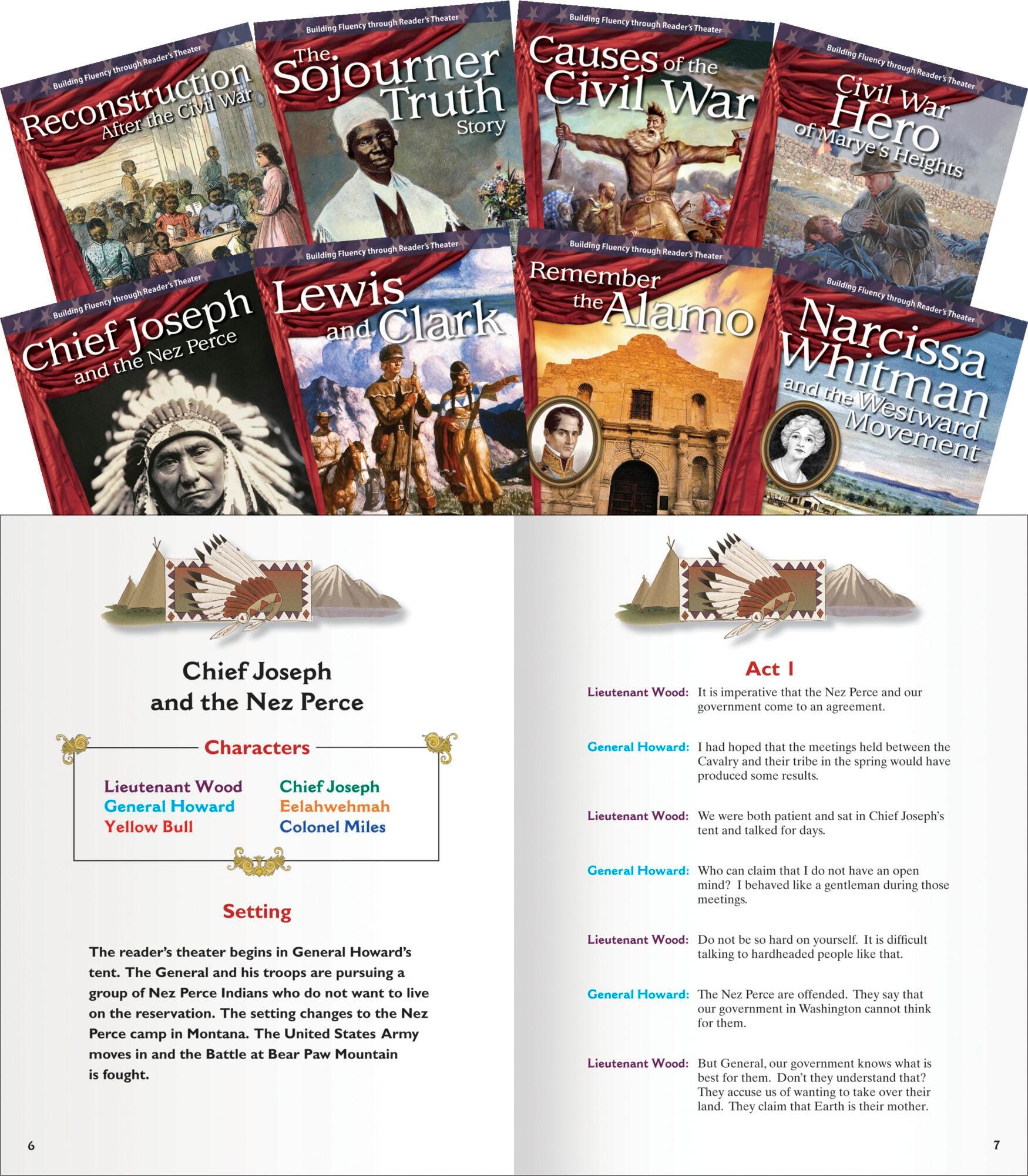 BOOKS - READERS THEATER EXPANDING+PRESERVING THE UNION SET OF 4