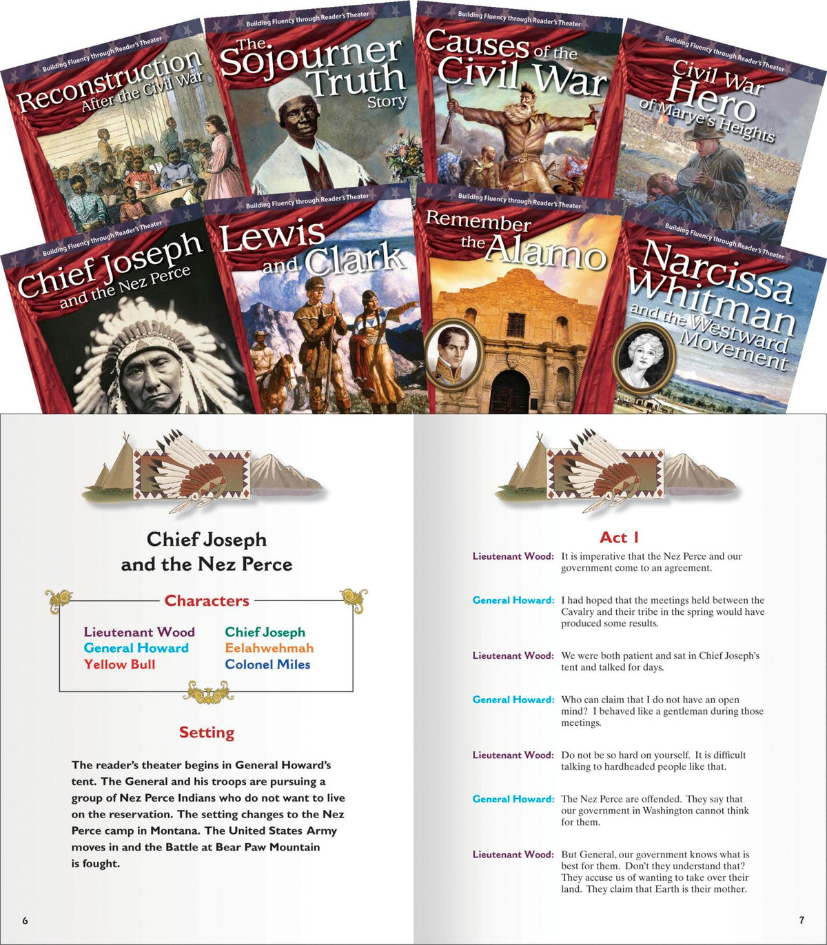 BOOKS - READERS THEATER EXPANDING+PRESERVING THE UNION SET OF 4