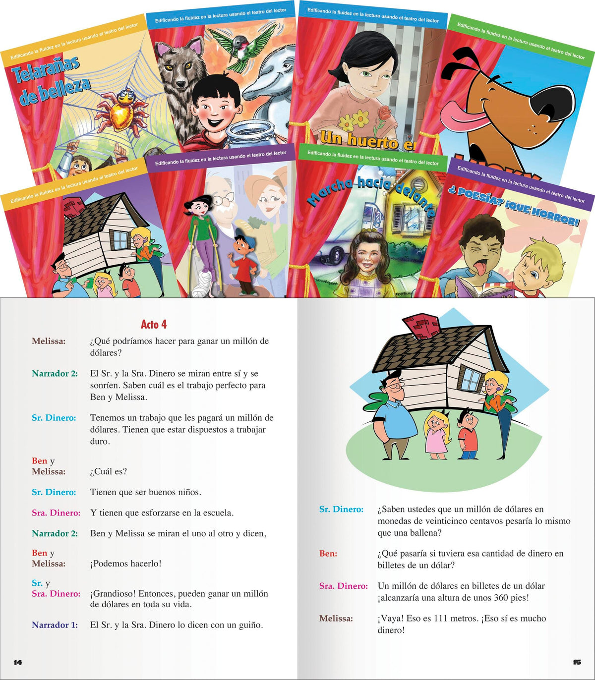 BOOKS - READERS THEATER GRADES 1-2 SPANISH SET OF 8