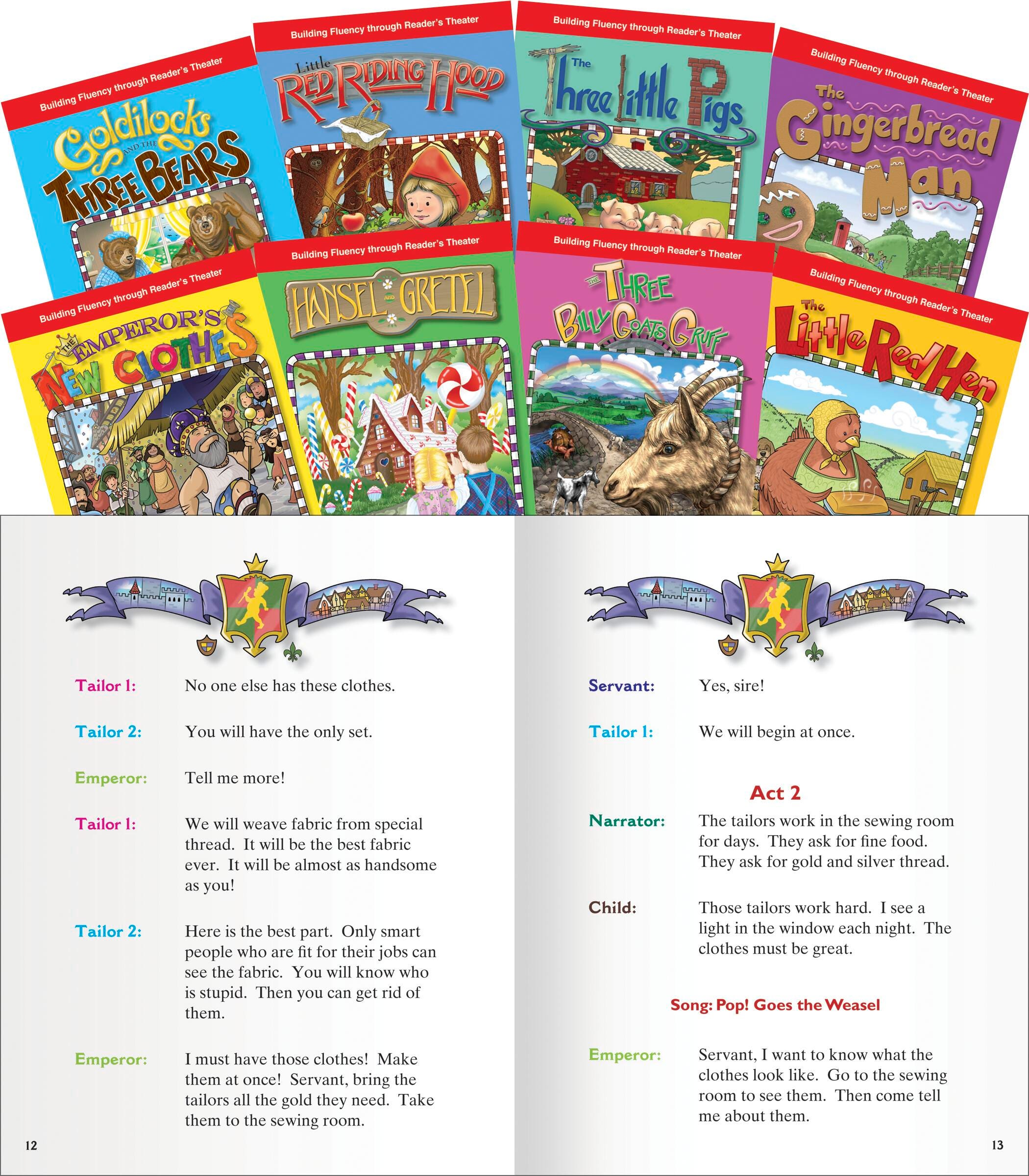 BOOKS - READERS THEATER FOLK AND FAIRY TALES ENGLISH SET OF 8