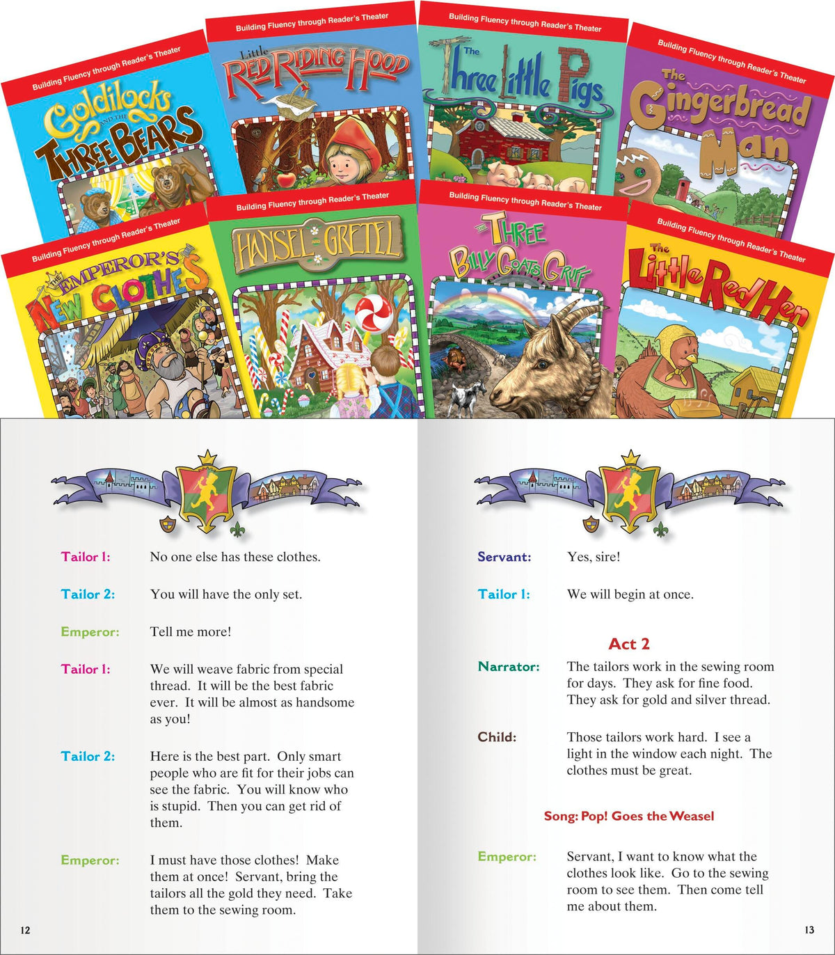 BOOKS - READERS THEATER FOLK AND FAIRY TALES ENGLISH SET OF 8