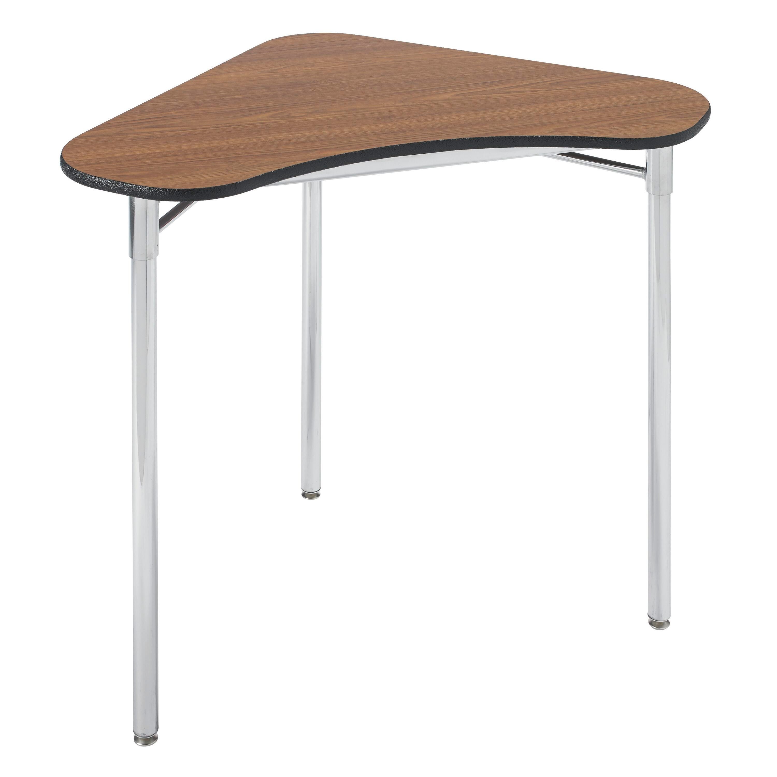 DESK - CLASSROOM SELECT - CONTEMPORARY COLLABORATION - TRIANGLE 36 W X 24 D - 22-30 INCH ADJUSTABLE HEIGHT - LAMINATE - LOCKEDGE - SPECIFY TOP COLOR - SPECIFY EDGE COLOR - BOOKBOX - SPECIFY BOOKBOX TY