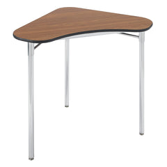 DESK - CLASSROOM SELECT - CONTEMPORARY COLLABORATION STANDING HEIGHT - TRIANGLE 36 W X 24 D - 30-43 INCH ADJUSTABLE HEIGHT - LAMINATE - LOCKEDGE - SPECIFY TOP COLOR - SPECIFY EDGE COLOR - NONE - GLIDE