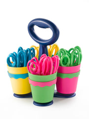 SCISSORS WESTCOTT WITH CADDY 5 IN POINTED SET OF 24