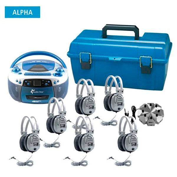 LISTENING CENTER 6 STATION VAL-U-PAK HAMILTON BUHL LCP/MPC5050PLUS/6SV