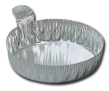 DISH FOR WEIGHING FOIL WITH TAB PK/100