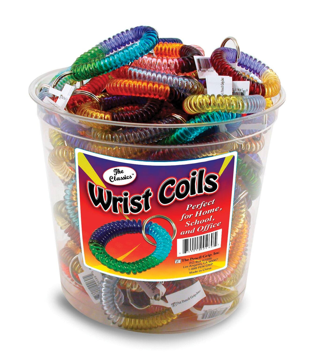 KEYCHAIN WRIST COIL TRICOLOR KEYCHAIN