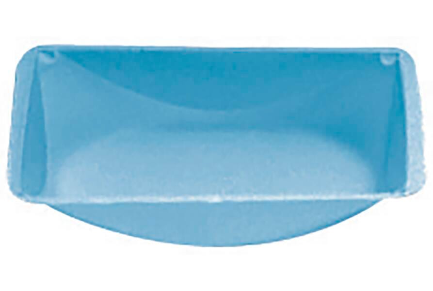 DISH WEIGHING POLYSTYRENE BLUE PK/500
