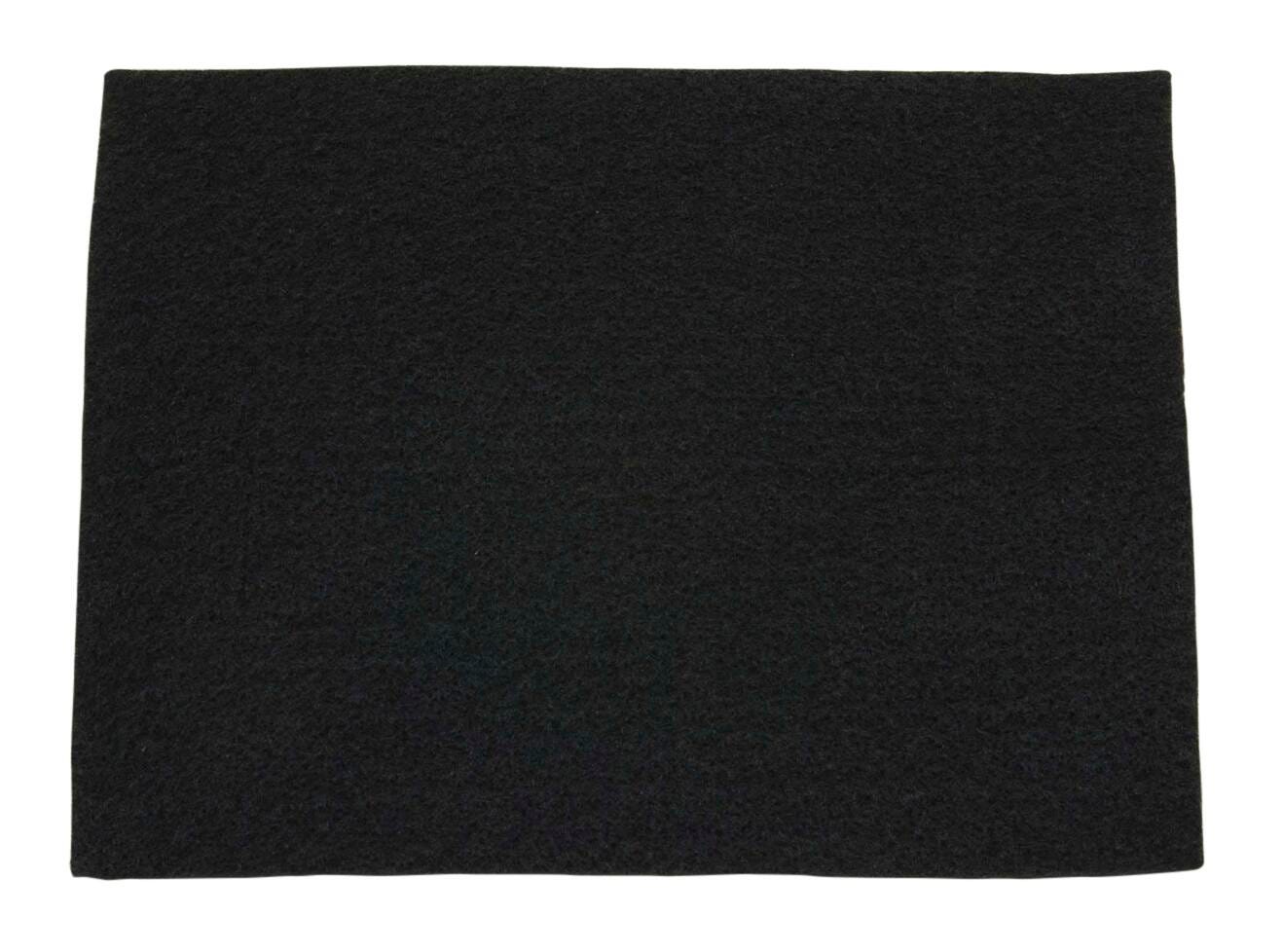 FELT BLACK 4.75 X 6 INCH PKG/16