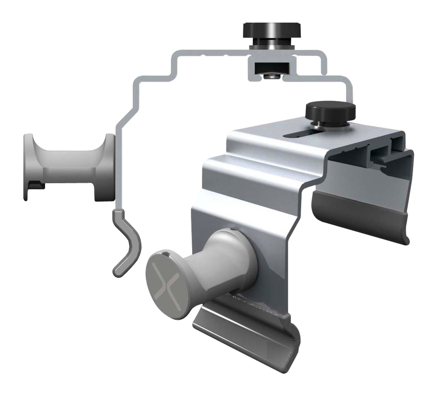 PART - GHENT - NEXUS X-HANGER - TABLET MOUNTING PEGS FOR 1-1/2-2-1/2 W IN WALL PANELS - 2 HANGERS