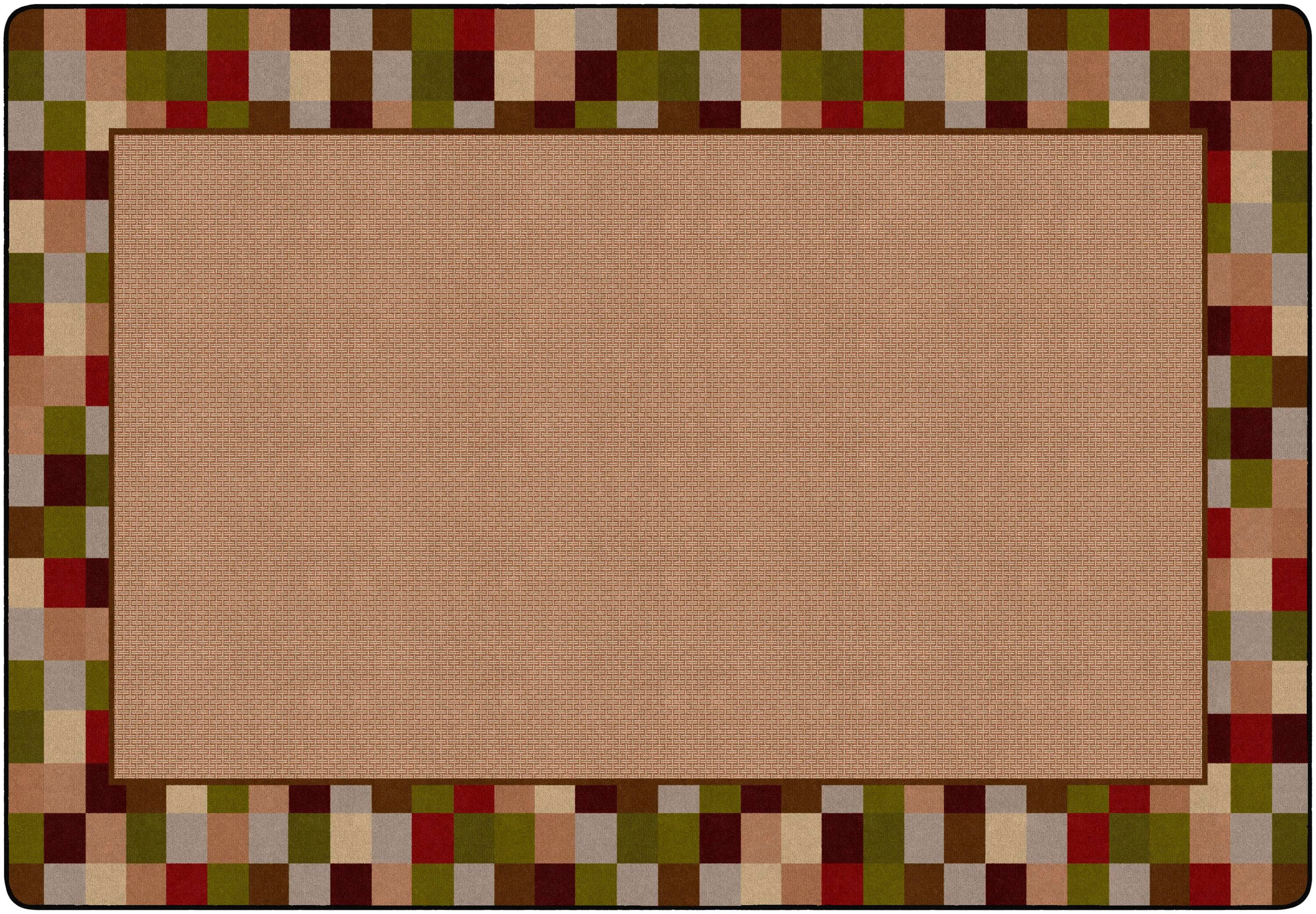 FLAGSHIP CARPETS - BORDER BLOCKS - RECTANGLE - 4 FT X 6 FT - SPECIFY COLOR