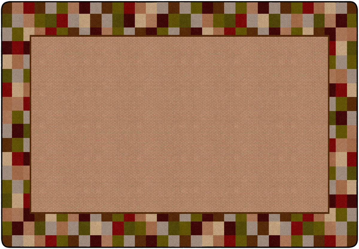 FLAGSHIP CARPETS - BORDER BLOCKS - RECTANGLE - 4 FT X 6 FT - SPECIFY COLOR