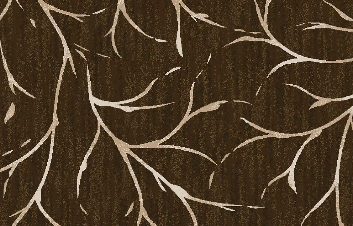 FLAGSHIP CARPETS - MORELAND - 4 FT X 6 FTRECTANGLE - DARK CHOCOLATE