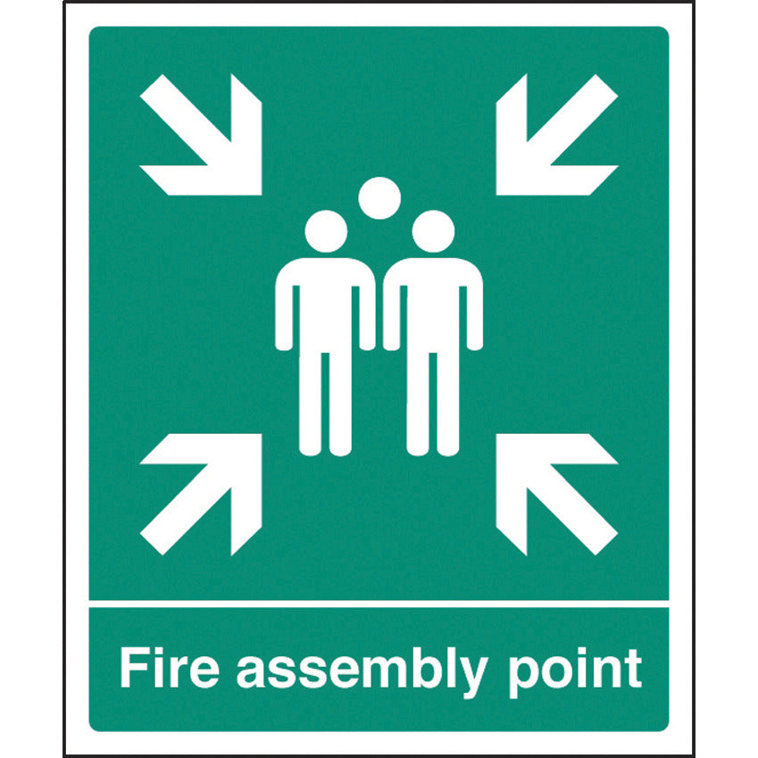 Sign Fire Assembly Point 250X300Mm