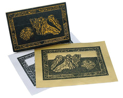 PAPER METALLIC BLOCK PRINT 10X13 PACK OF 100