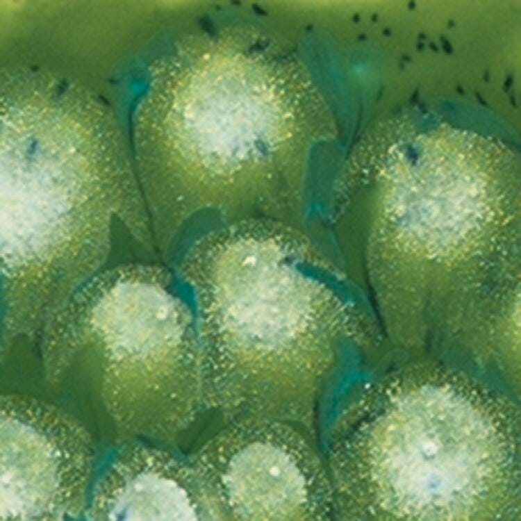 GLAZE MAYCO CRYSTALITES S2715 SPOTTED KIWI PINT