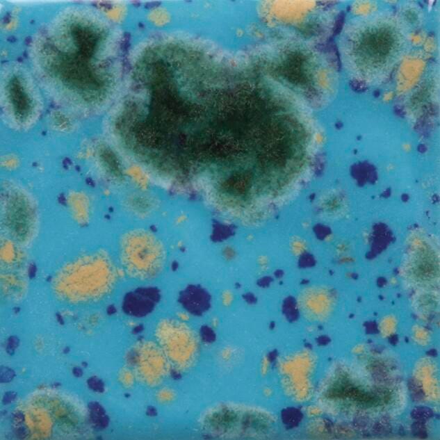 GLAZE MAYCO JUNGLE GEMS CG-718 BLUE CAPRICE PINT