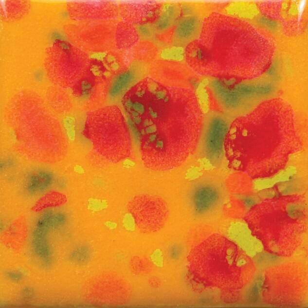 GLAZE MAYCO JUNGLE GEMS CG-753 SASSY ORANGE PINT