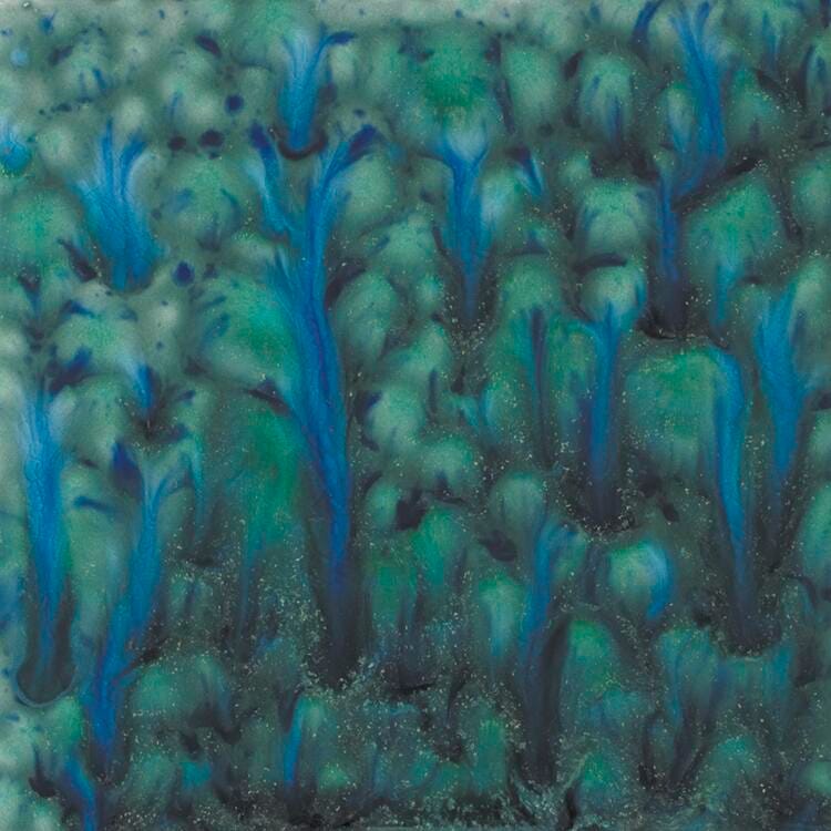 GLAZE MAYCO JUNGLE GEMS CG-962 BLUE AZURE PINT