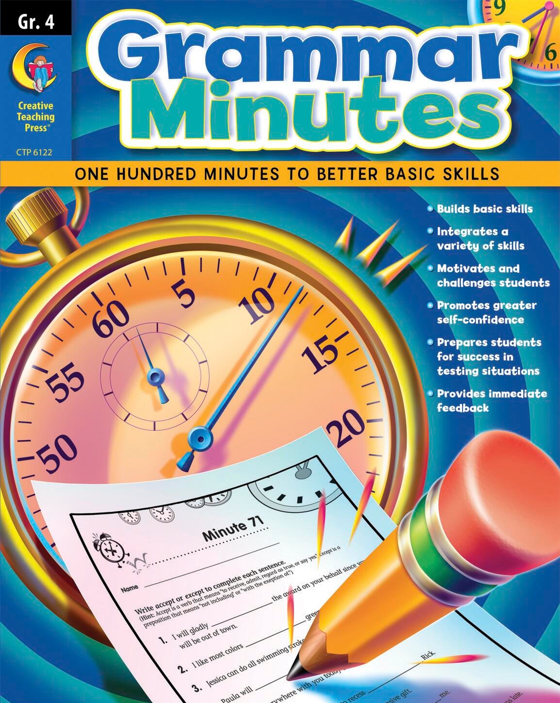WORKBOOK GRAMMAR MINUTES GRADE 4