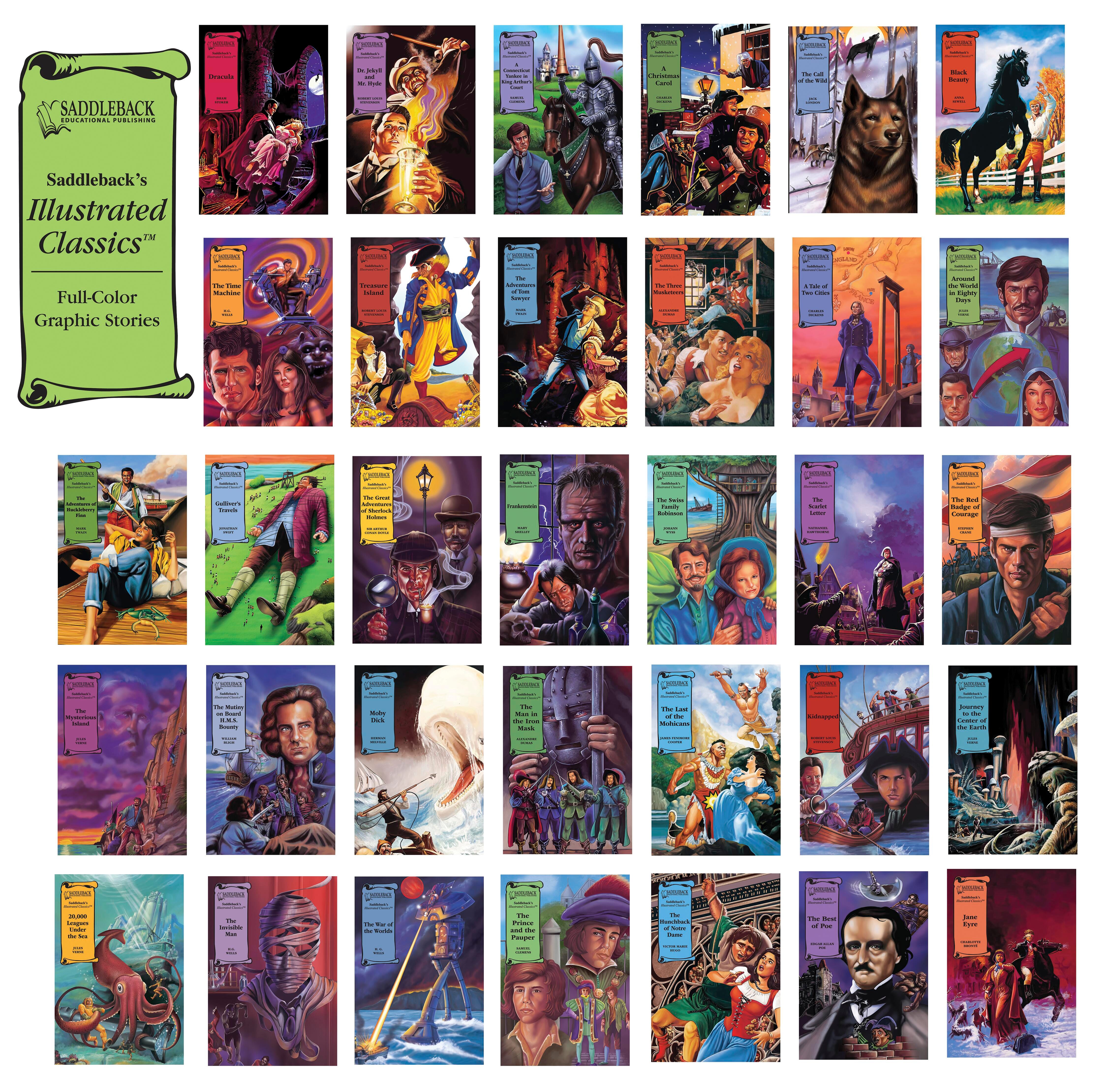 BOOKS ILLUSTRATED CLASSICS SAMPLE SET OF 33