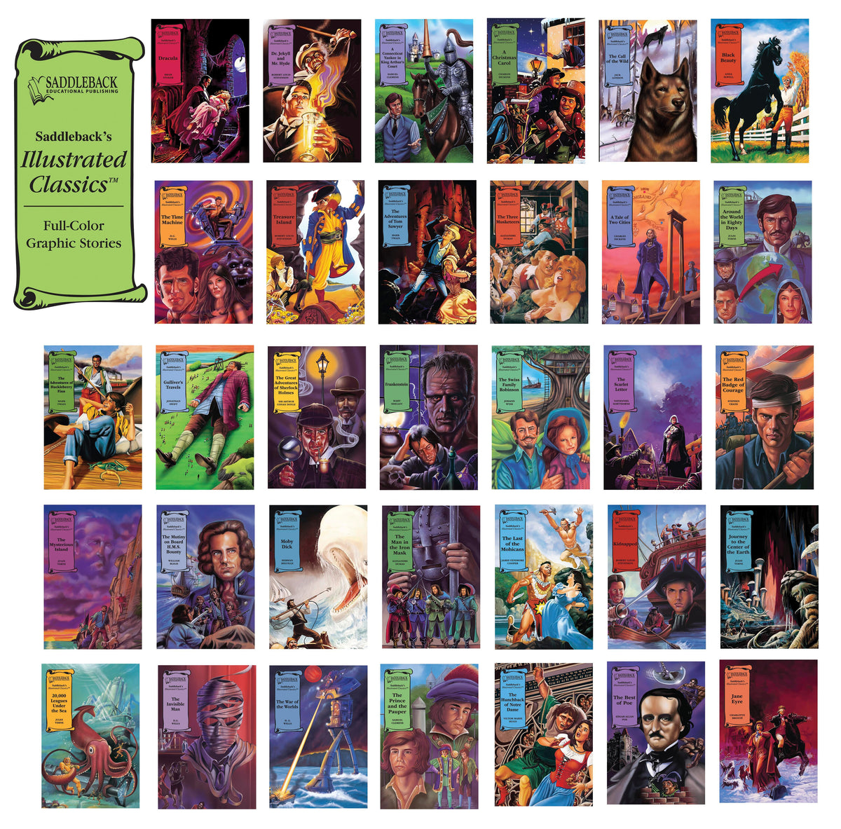 BOOKS ILLUSTRATED CLASSICS SAMPLE SET OF 33