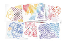 RUBBING PLATES JUNIOR SET OF 6