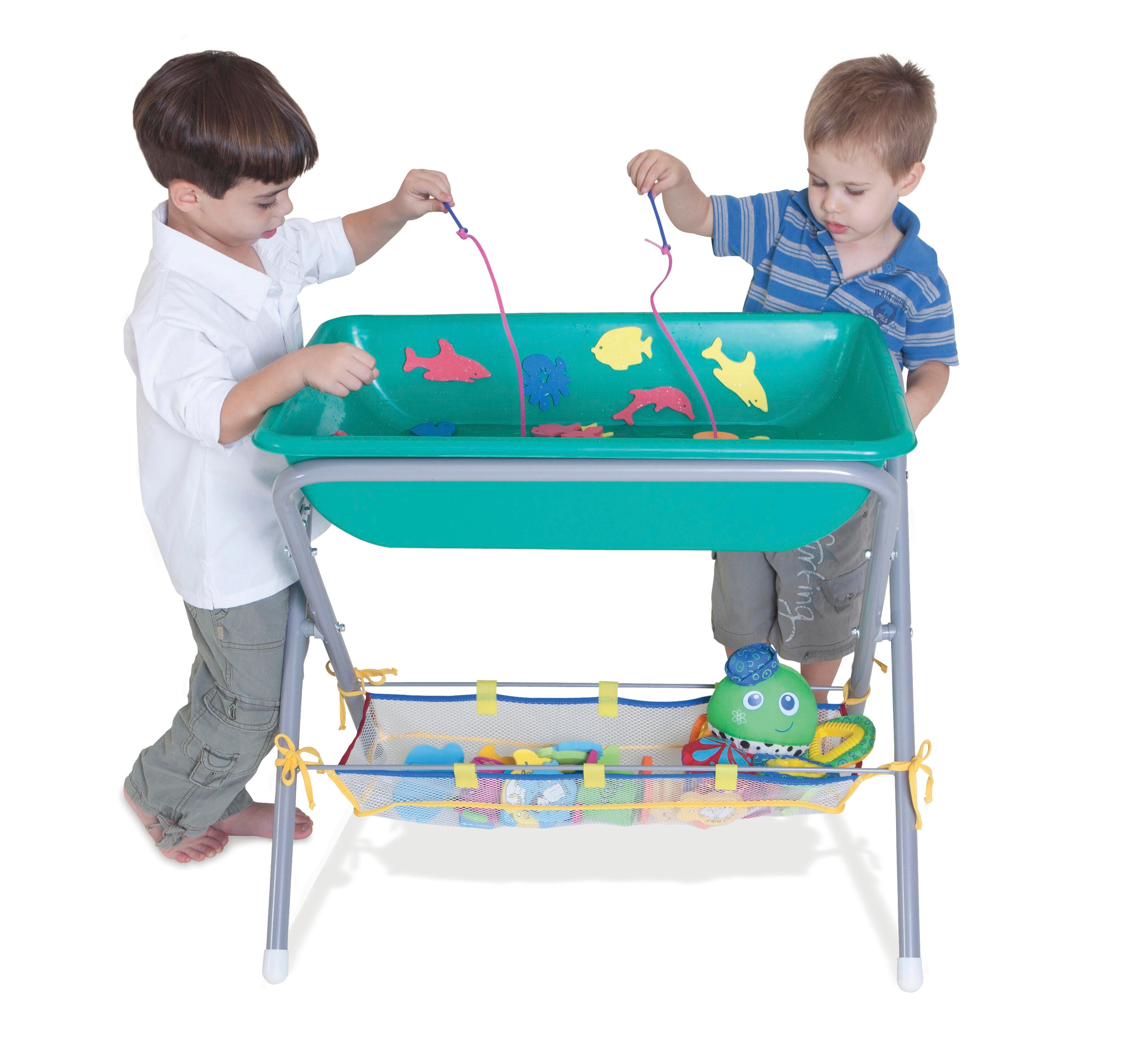 EDUSHAPE - SAND AND WATER STAND W/ FOUR BINS