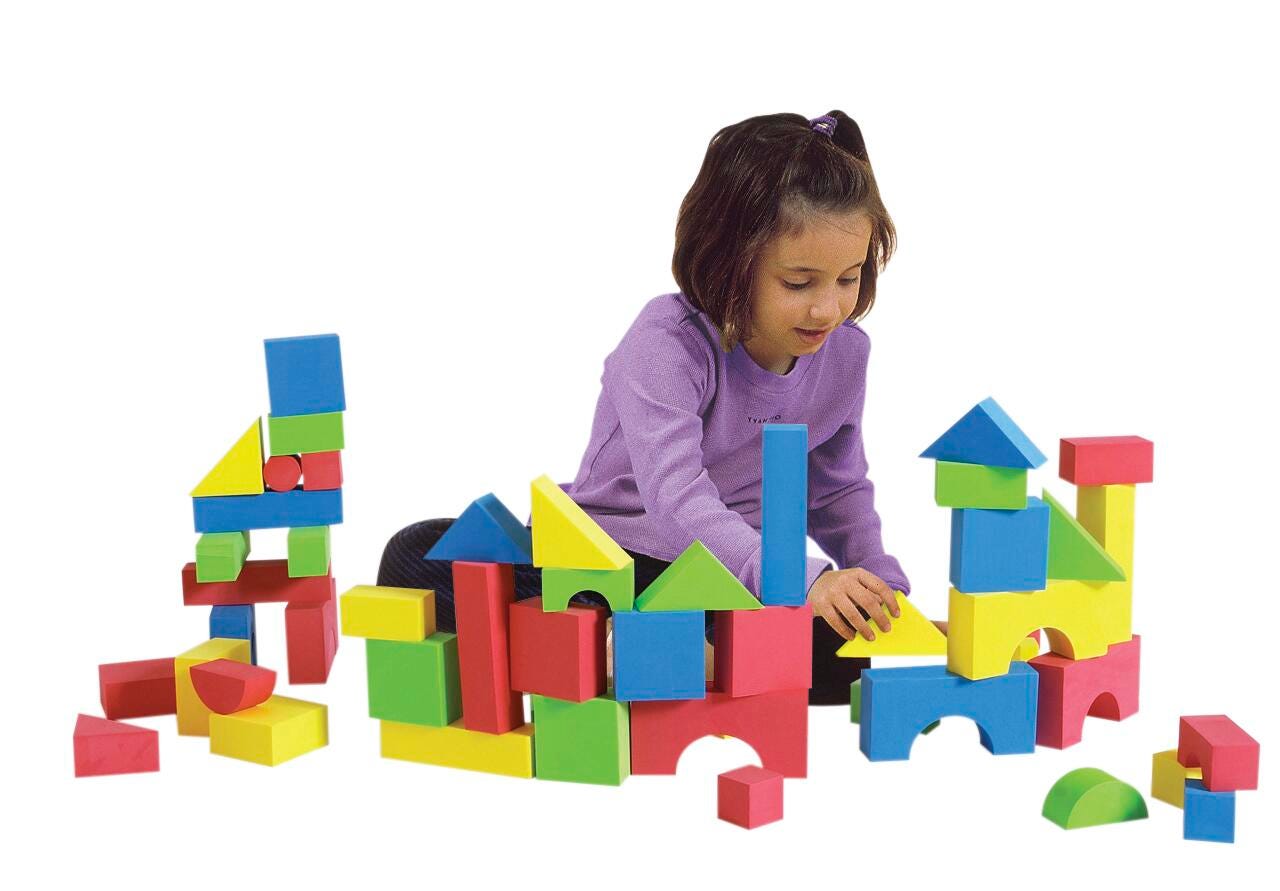 BLOCKS FOAM BUILDING BLOCKS SET OF 80