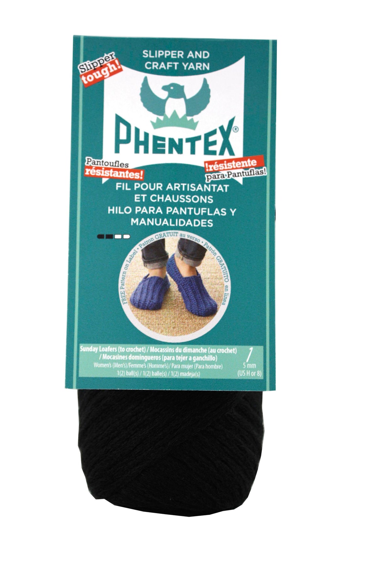 YARN PHENTEX 3 OZ BLACK