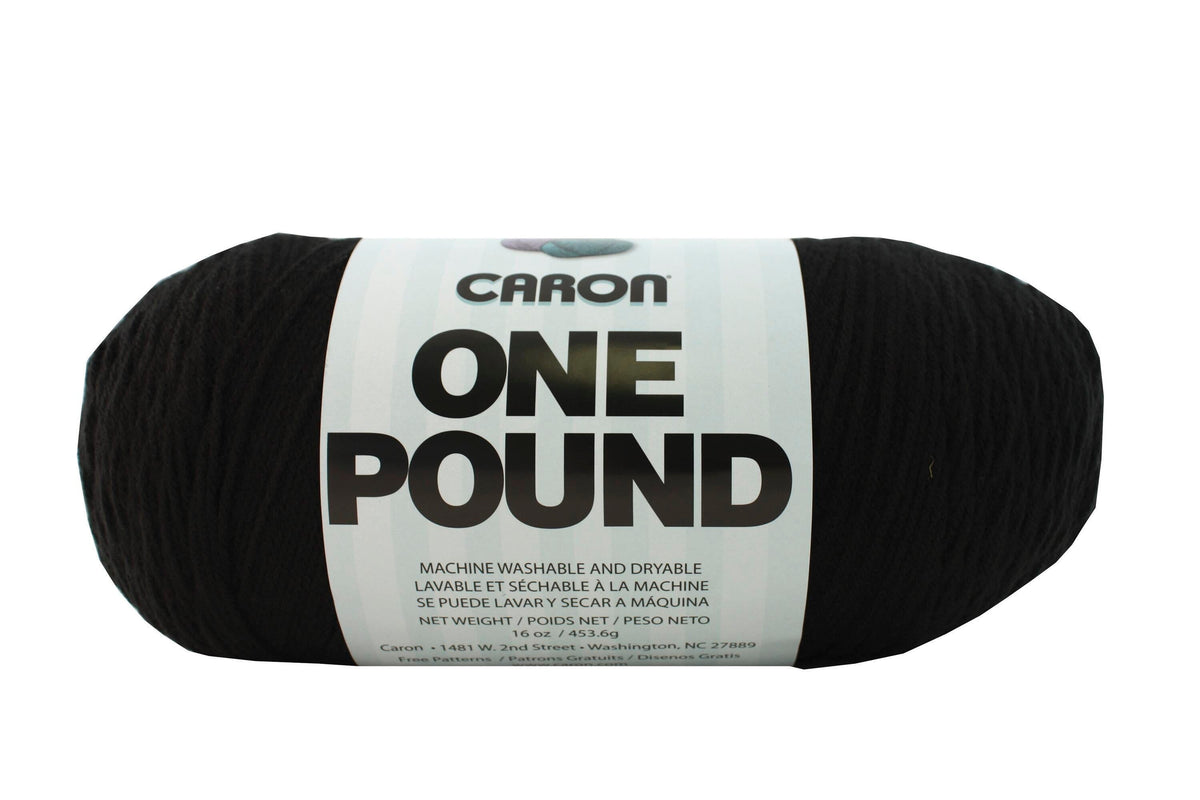 YARN CARON 1 LB BLACK
