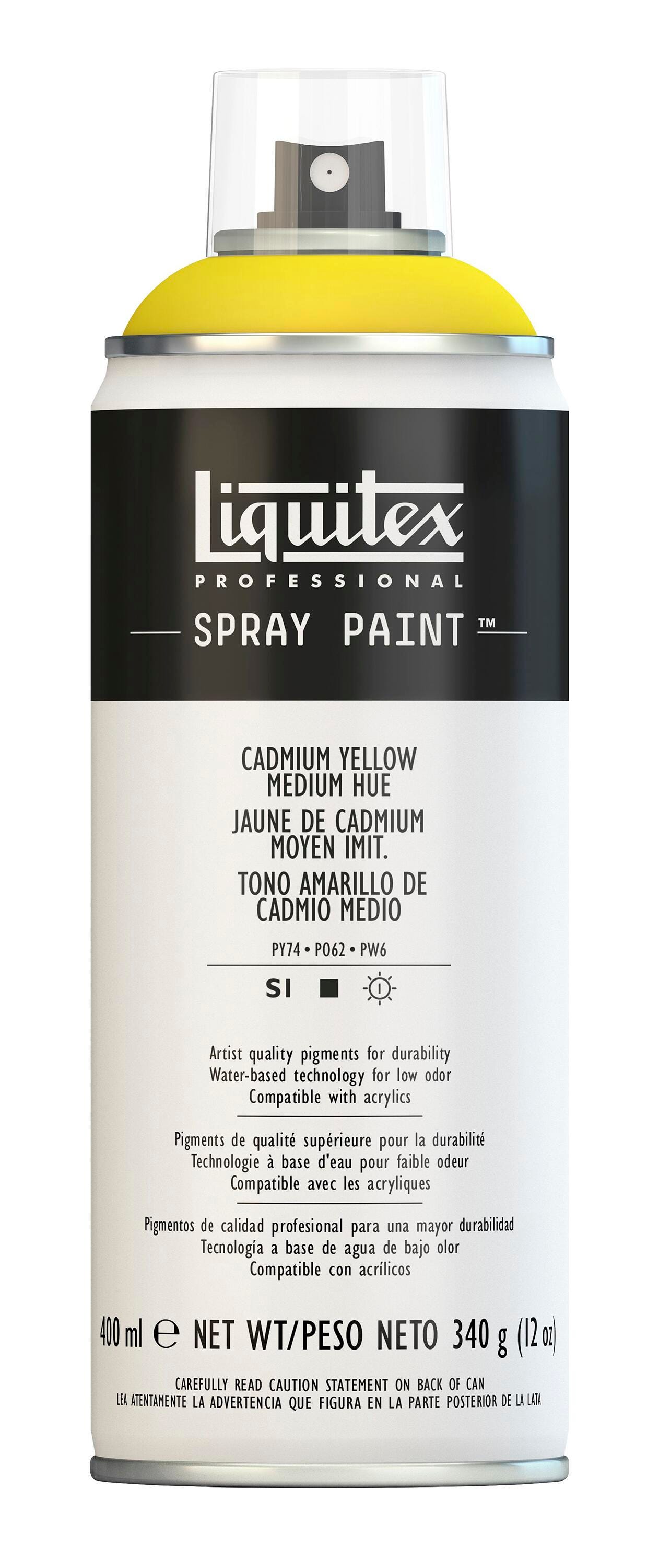 PAINT SPRAY LIQUITEX PROFESSIONAL CAD YELLOW MEDIUM HUE 13.5 OZ