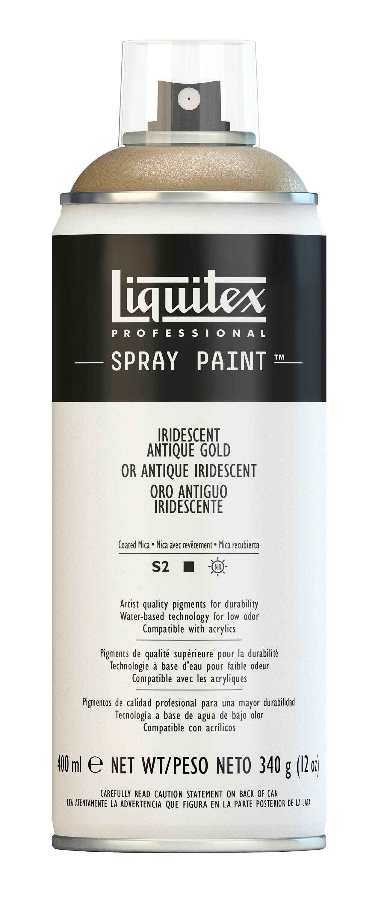 PAINT SPRAY LIQUITEX PROFESSIONAL IRIDESCENT ANTIQUE GOLD 13.5 OZ