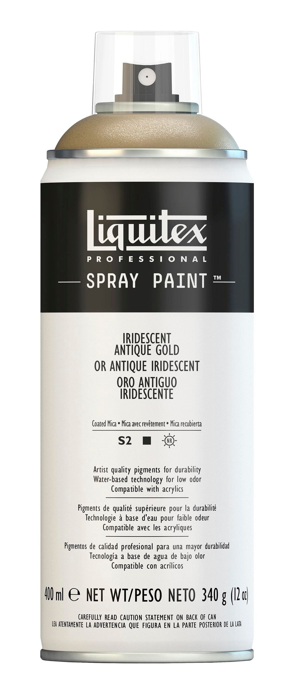 PAINT SPRAY LIQUITEX PROFESSIONAL IRIDESCENT ANTIQUE GOLD 13.5 OZ