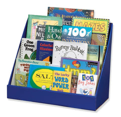 BOOKSHELF AND BOOKCASE 3 TIER CLASSROOM KEEPERS BLUE