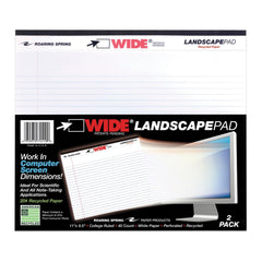 PAPER LEGAL PAD 11X9.5 WHITE 40 SHEETS PK OF 2