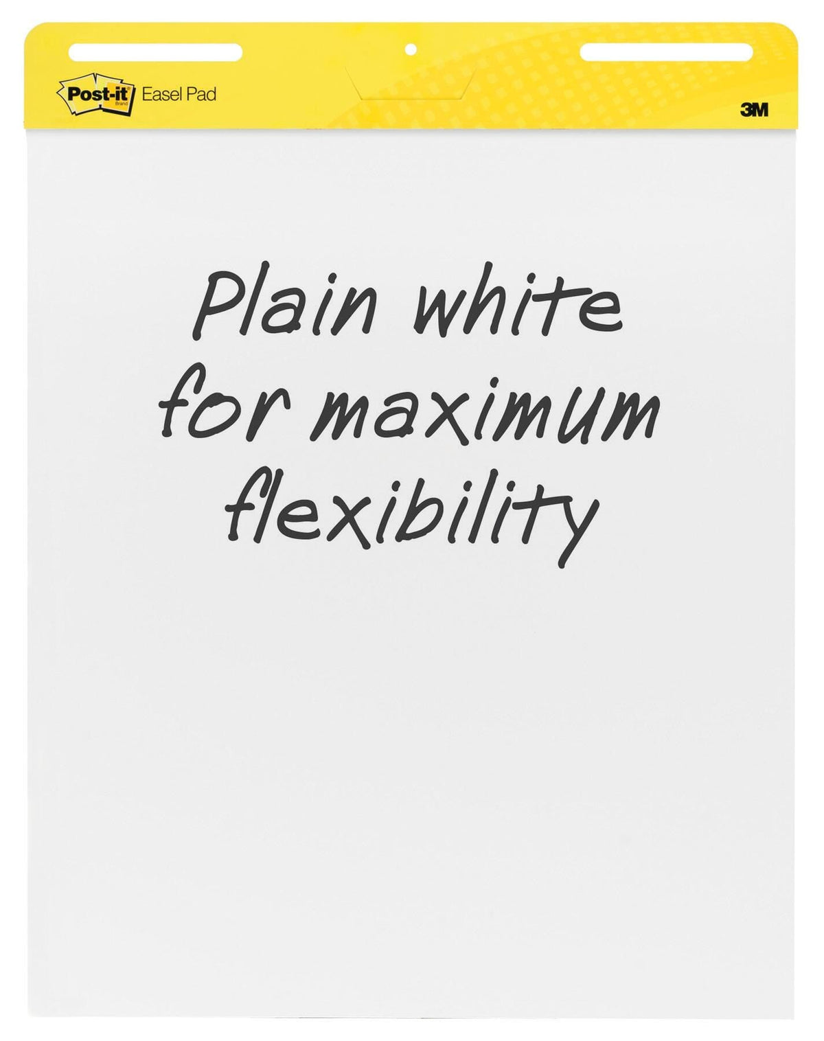 PAPER EASEL POST IT 25X30 UNRULED WHITE PK OF 2