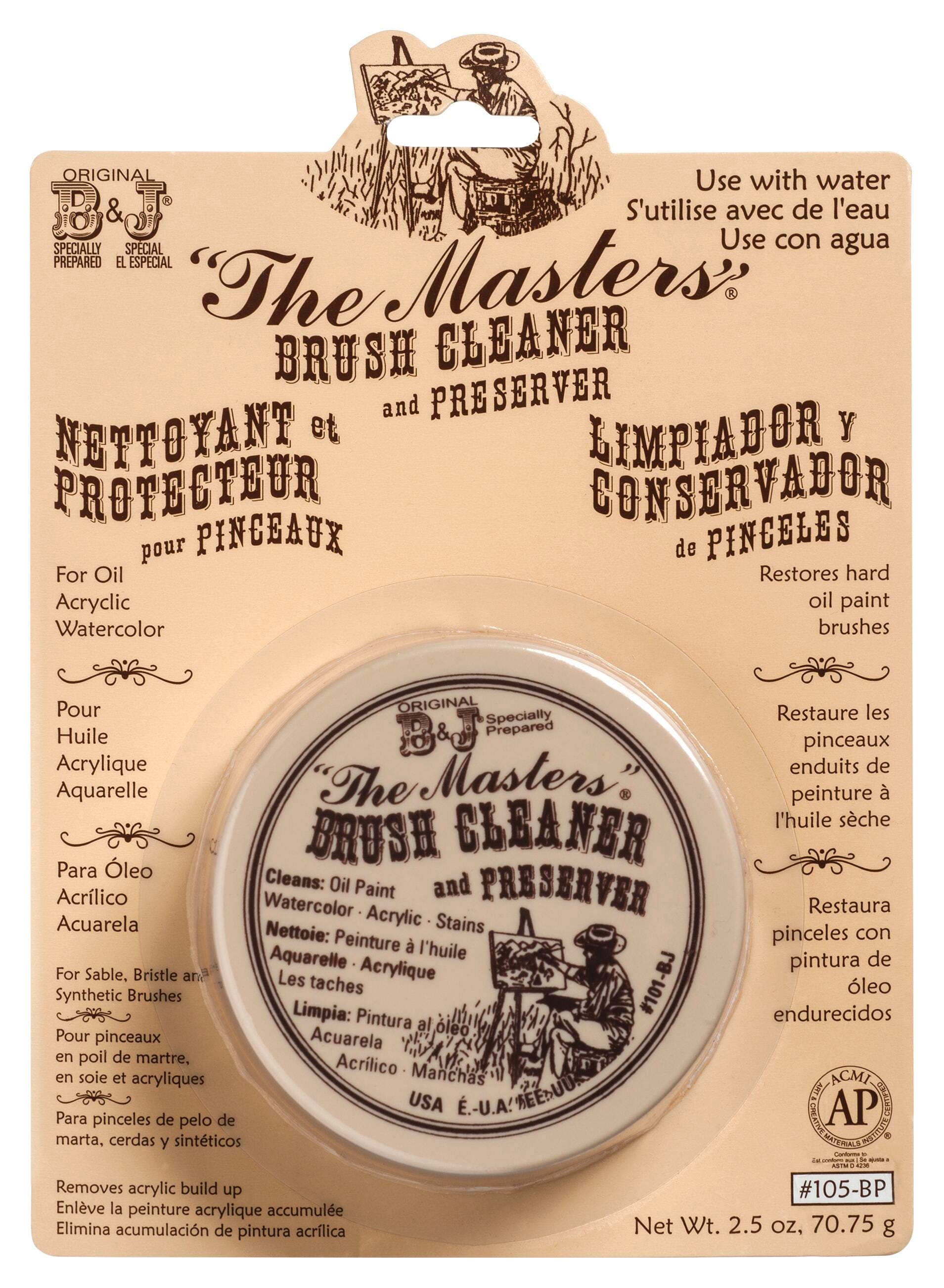 BRUSH CLEANER AND PRESERVER THE MASTERS 2.5 OZ