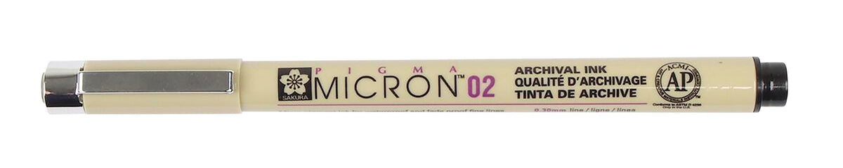 PENS PIGMA MICRON 02/.3MM BLACK PACK OF 12