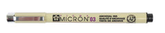 PENS PIGMA MICRON 03/.35MM BLACK PACK OF 12