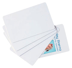 SECURITY ID CARD - BLANK WHITE PVC CARDS PACK OF 100