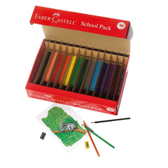 PENCILS COLORED TRIANG FABER CASTELL ECO CLASSROOM PACK 12-COLOR SET OF 240