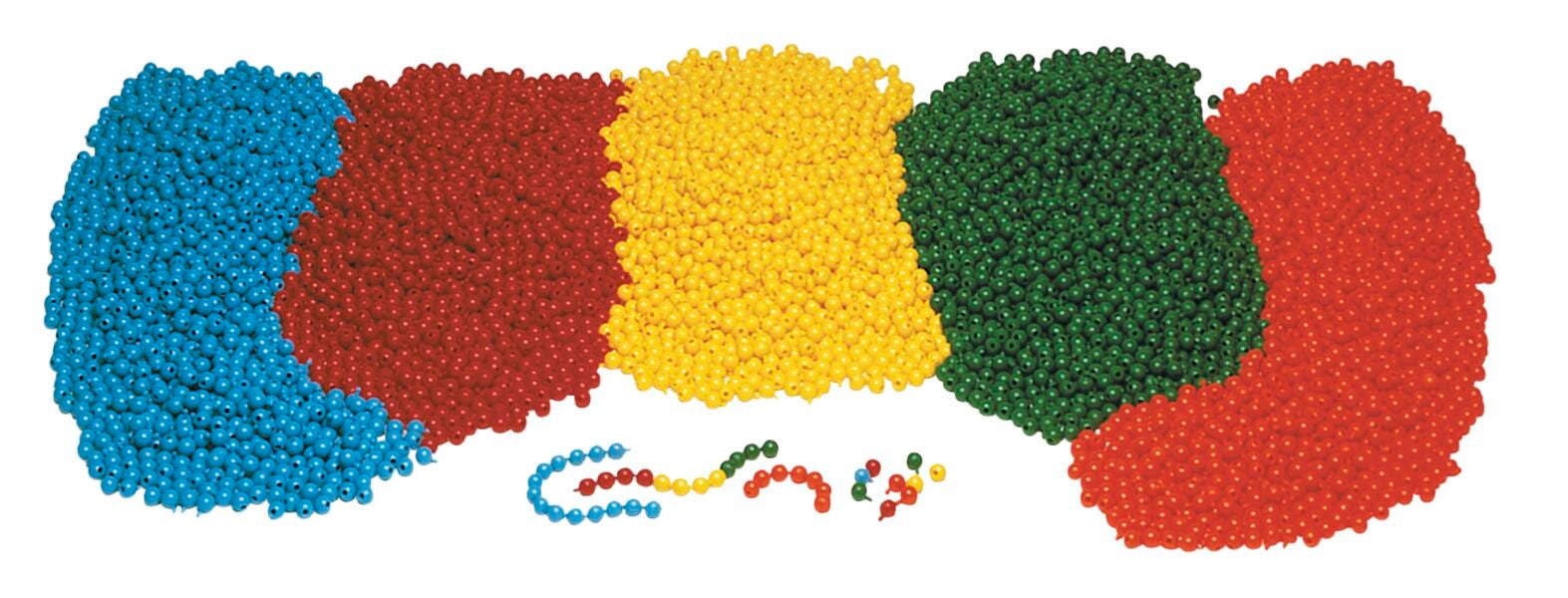 POP BEADS 5 COLORS 5 SETS OF 300