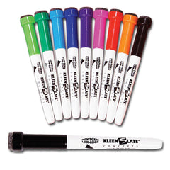 MARKERS SMALL W/ERASER CAPS ASST COLORS SET OF 10