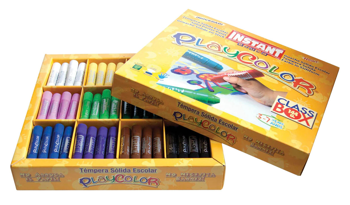 PAINT TEMPERA STICKS PLAYCOLOR ASST STD MATTE SET OF 144