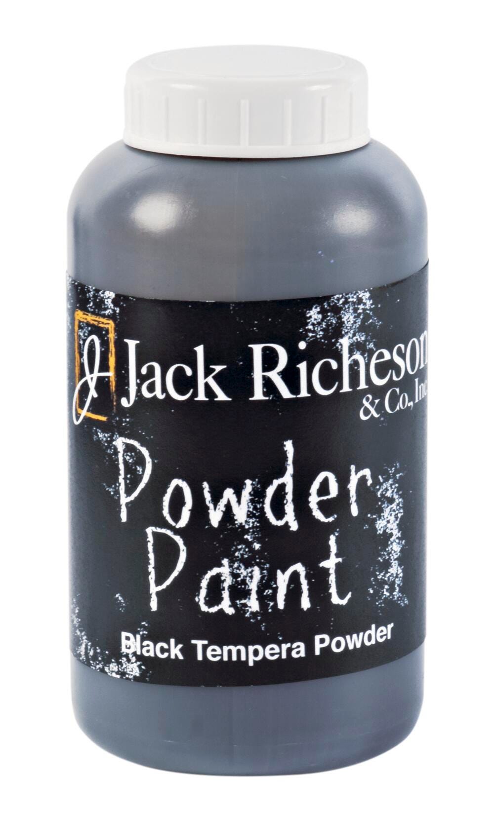 PAINT TEMPERA POWDER RICHESON BLACK 1 LB