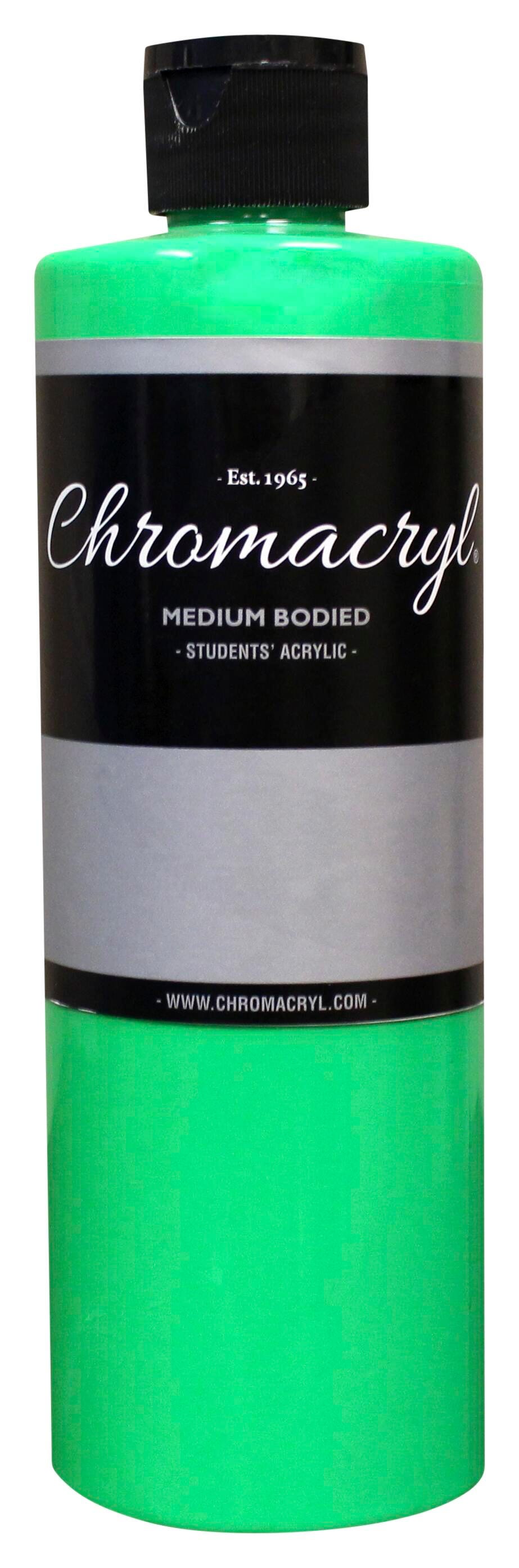 PAINT ACRYLIC STUDENTS CHROMACRYL NEON GREEN PINT