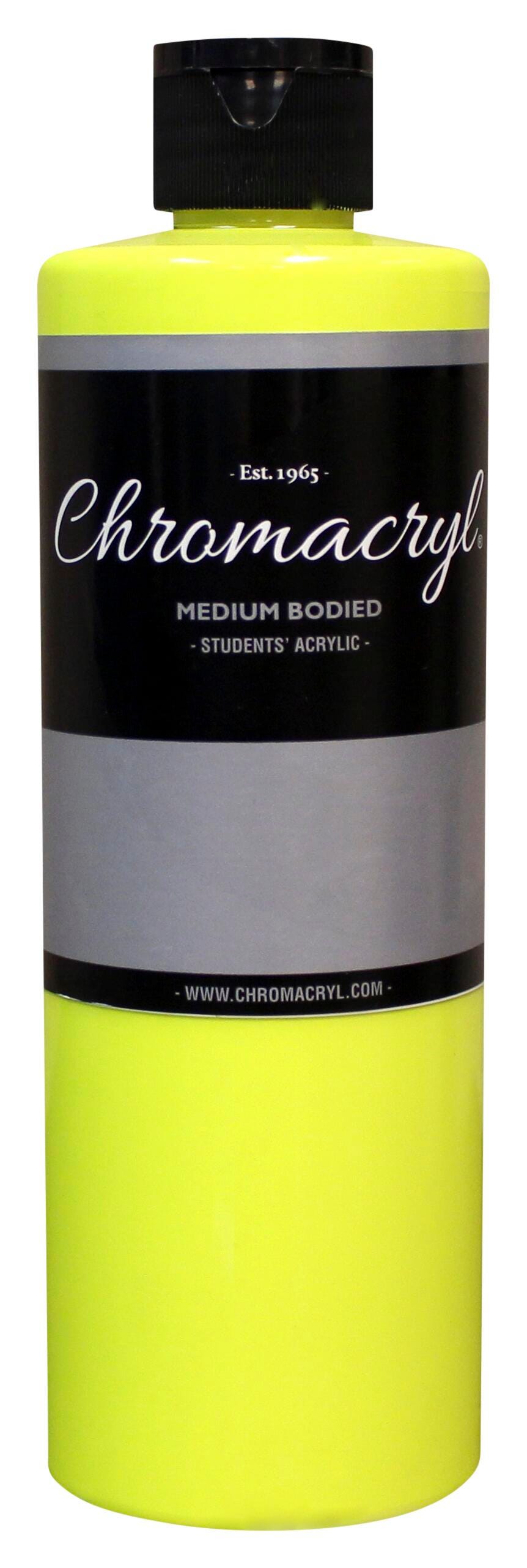 PAINT ACRYLIC STUDENTS CHROMACRYL NEON YELLOW PINT